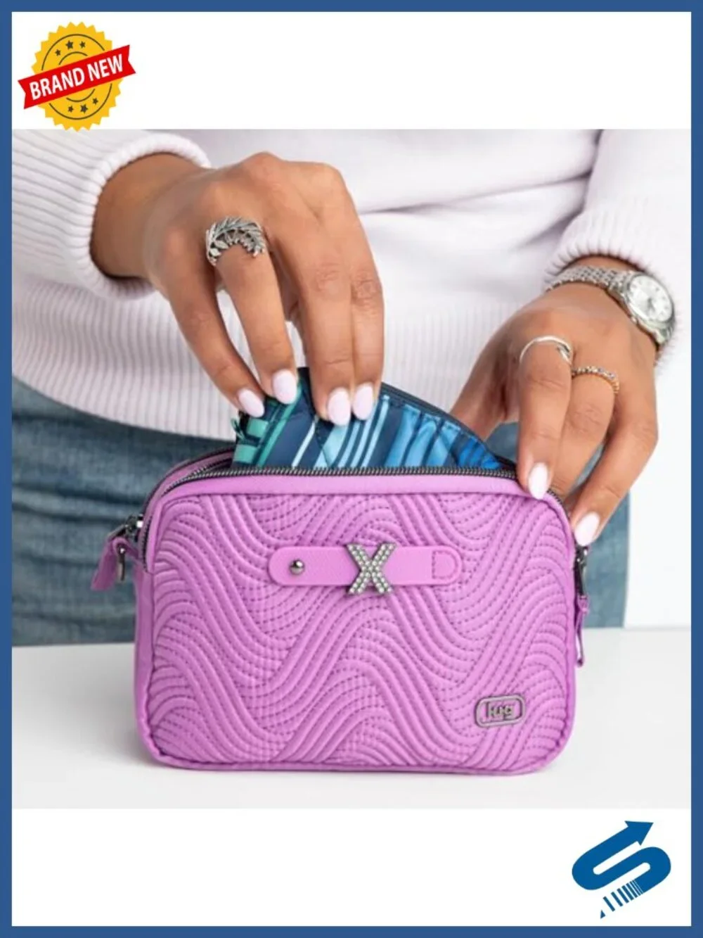 Lug Coupe SE 2 Convertible Crossbody Bag - Polyester Quilted Organizer RFID